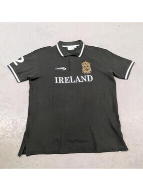 Lansdowne Ireland National Team Green Rugby Polo Jersey